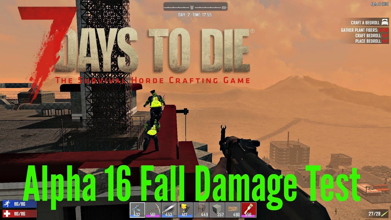 7 days to die zombie fall damage